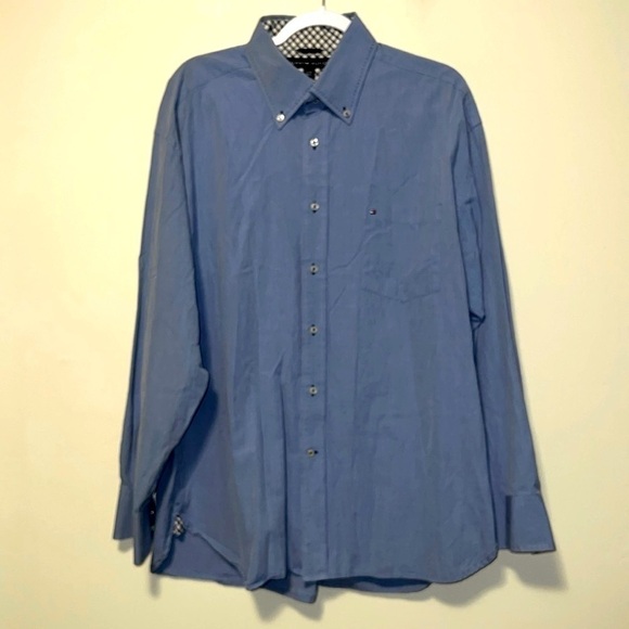Mens Tommy Hilfiger long sleeve button down shirt size XLarge - Picture 1 of 7